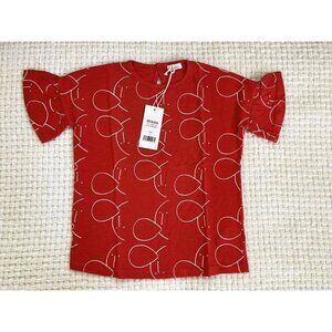 NWT Picnik Red Bell Sleeve Dress